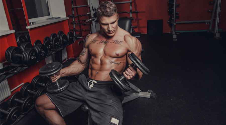 برنامه تمرینی خانگی دمبل و هالتر