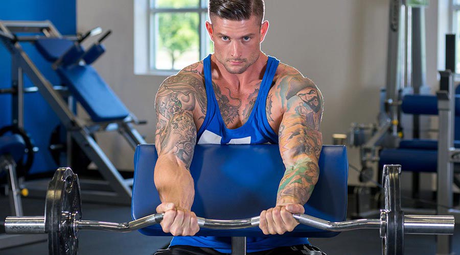 ٤ هفته تمرین برای حجم بازو