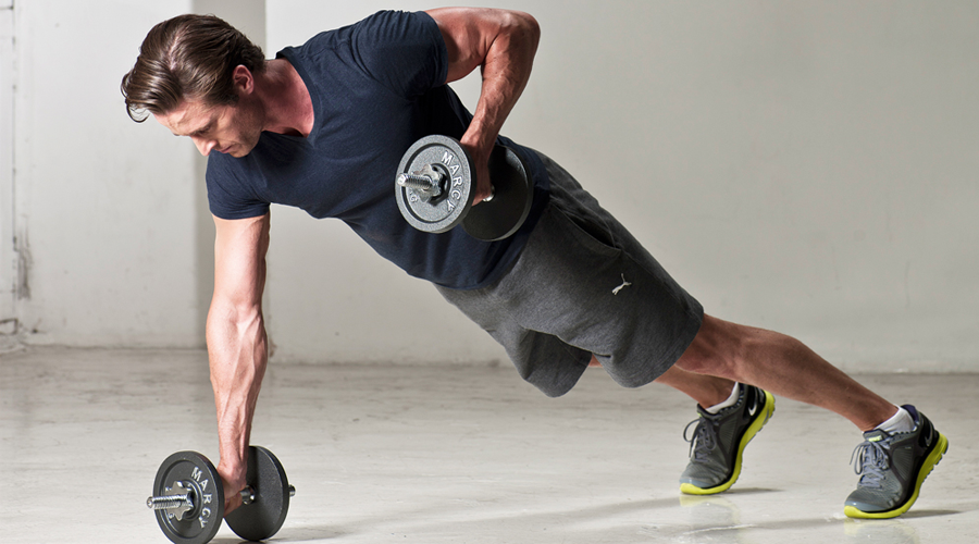 تمرین ٥ روزه در خانه با دمبل و هالتر