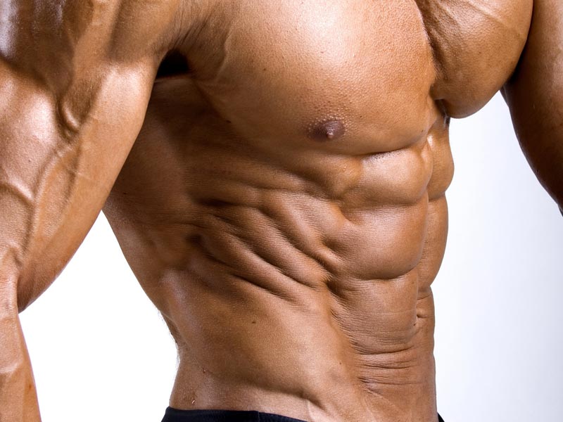 تمرین شدید بر روی عضلات شکم