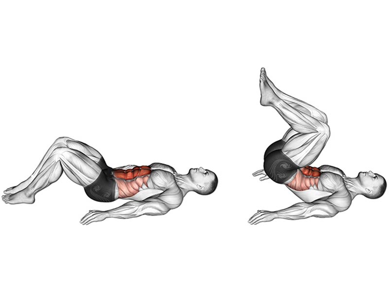 چرا کرانچ معکوس یکی از بهترین حرکات برای تقویت عضلات شکم است؟