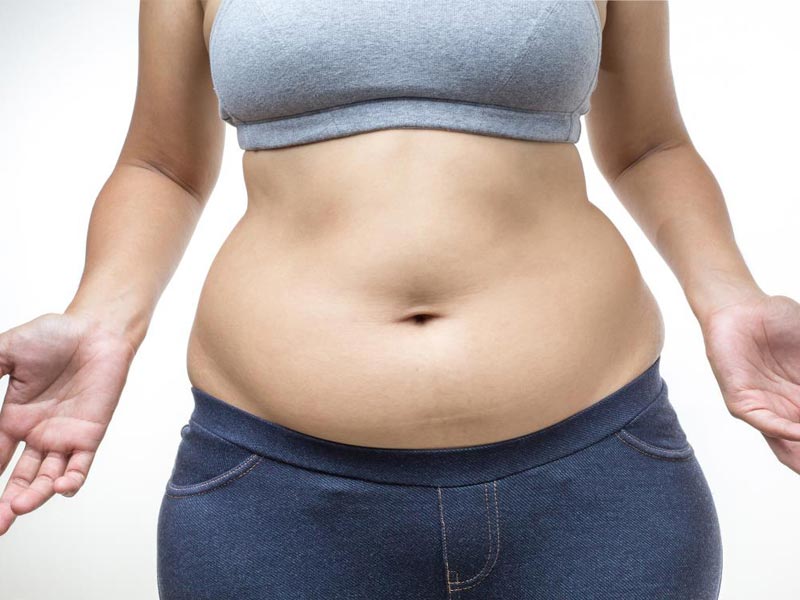 دلیل چاقی شکم خانم ها چیست؟
