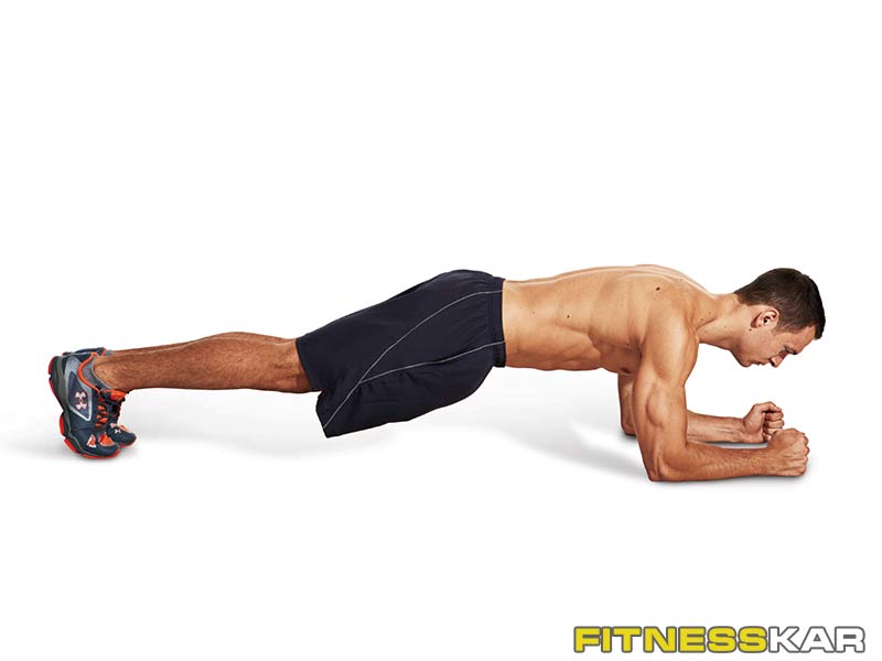 آموزش انواع حرکت های پلانک برای کاهش چربی شکم