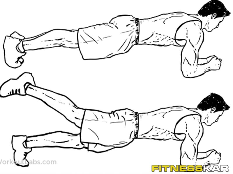 آموزش انواع حرکت های پلانک برای کاهش چربی شکم