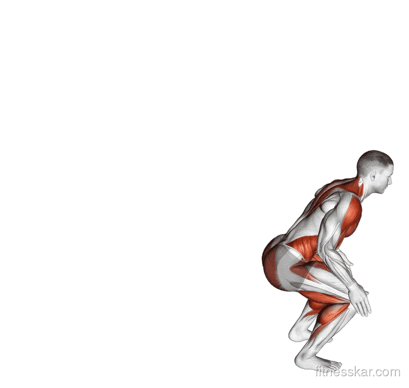 Backward Jump Plyometric, Male demonstration, Start