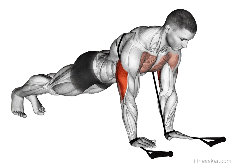 Band Close-Grip Push-Up
