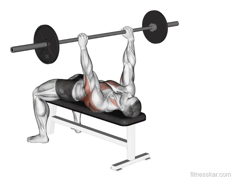 Barbell Bent-Arm Pullover