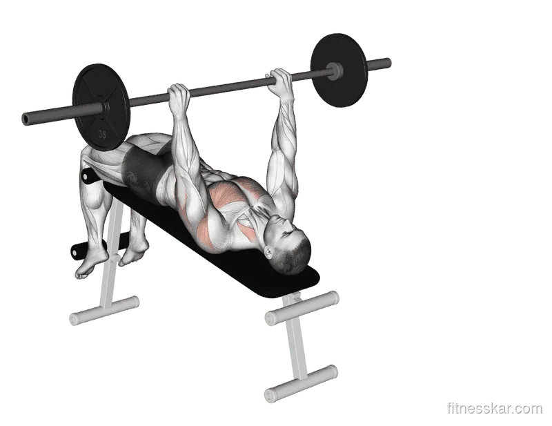 Barbell Decline Wide-Grip Pullover