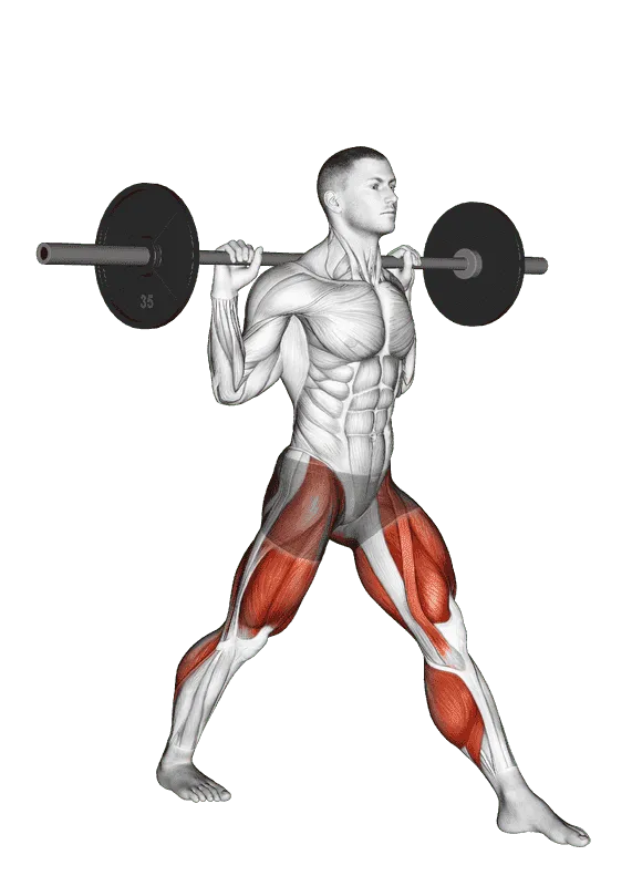 Barbell Split Jump