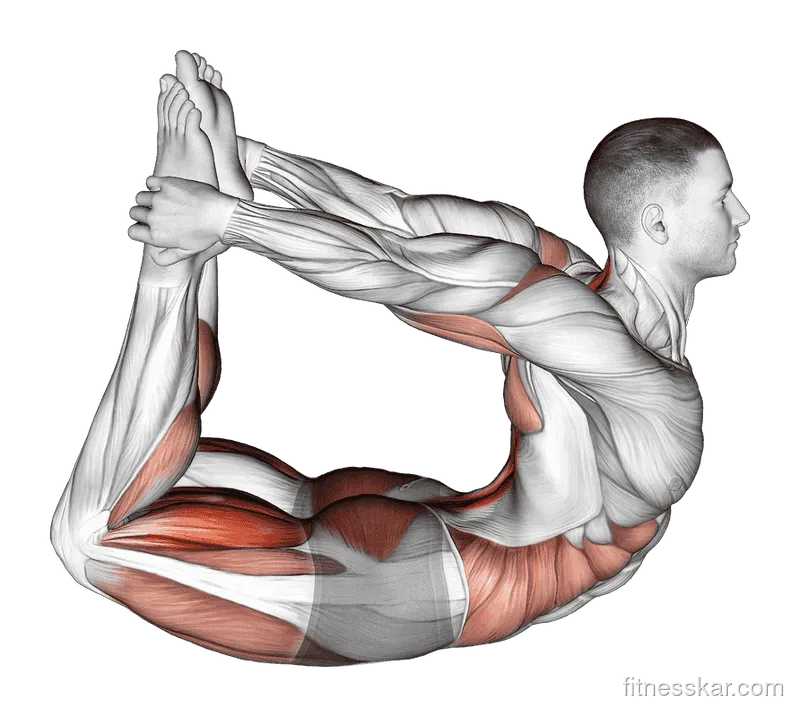 Bow Pose, Male demonstration, Start
