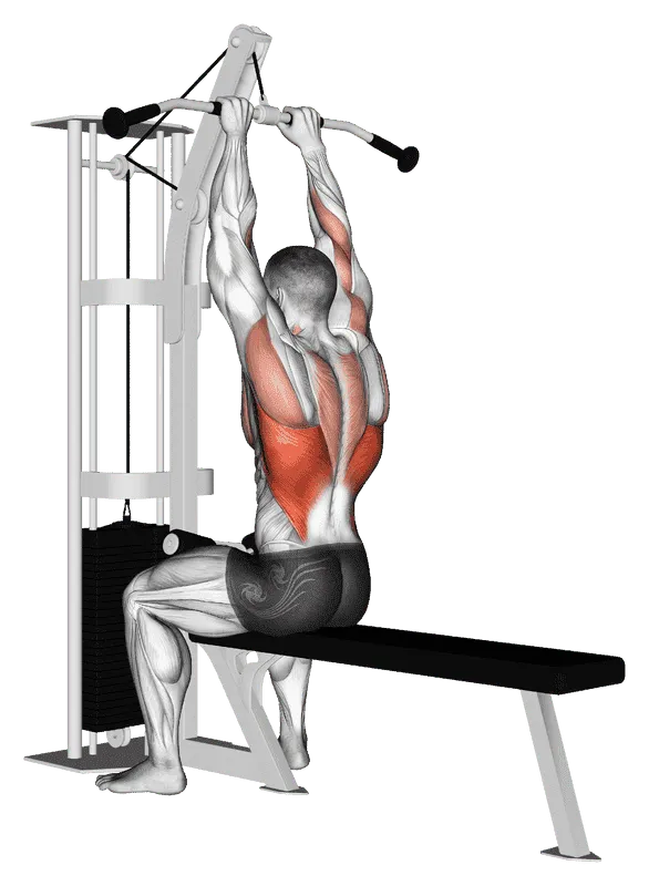 Cable Close-Grip Front Lat Pulldown