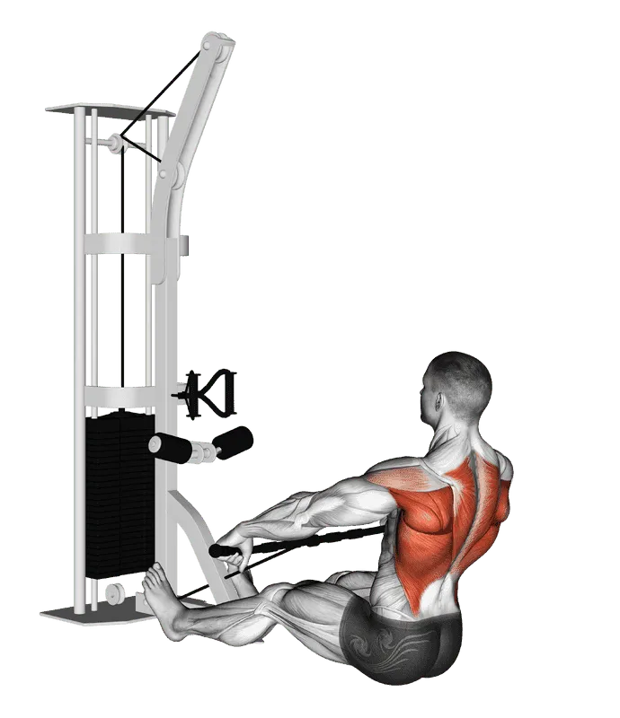 Cable Floor Seated Wide-Grip Row