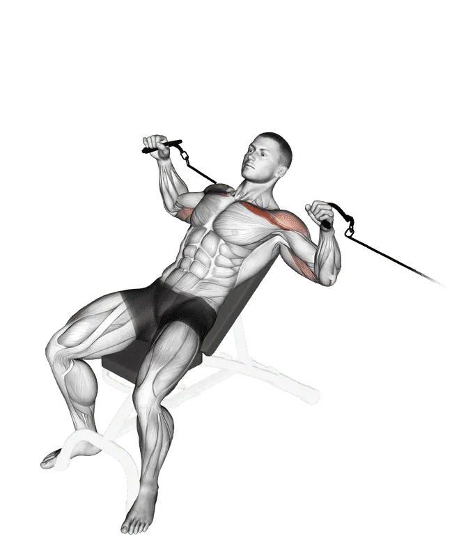 Cable Incline Bench Press