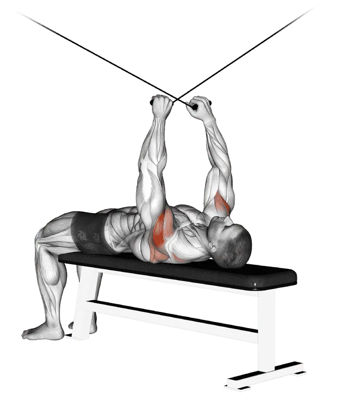 Cable Supine Reverse Fly