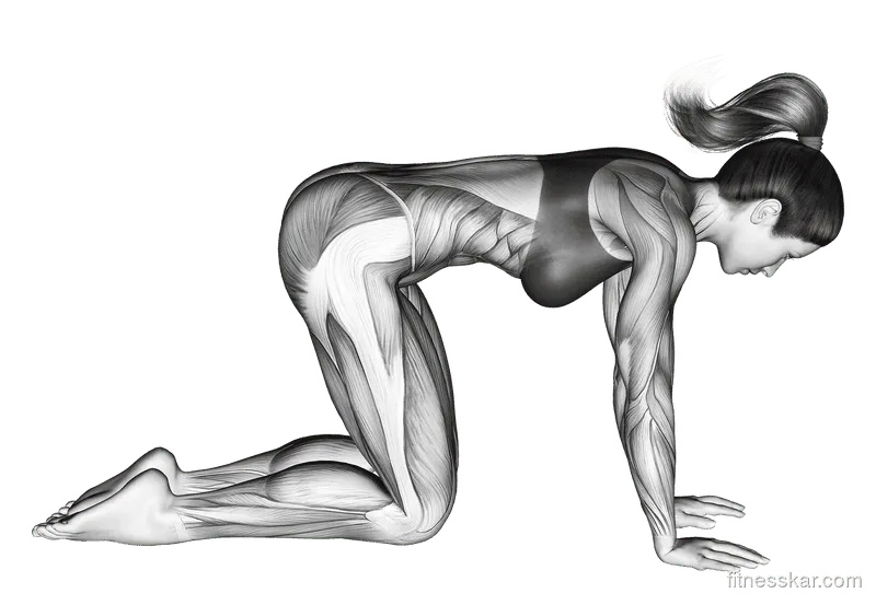 Cat Pose, Female demonstration, Start