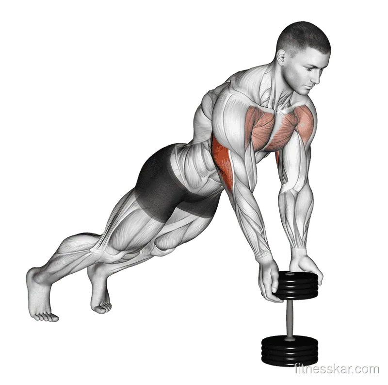 Close-Grip Push-Up on Dumbbells