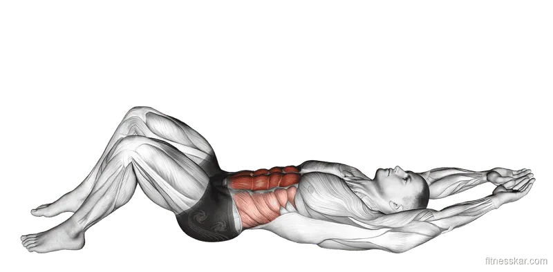 Crunch (Hands Overhead), Male demonstration, Start