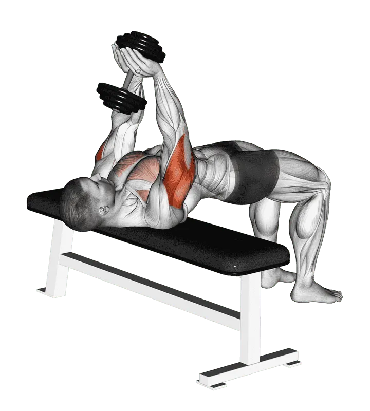 Dumbbell Close-Grip Press