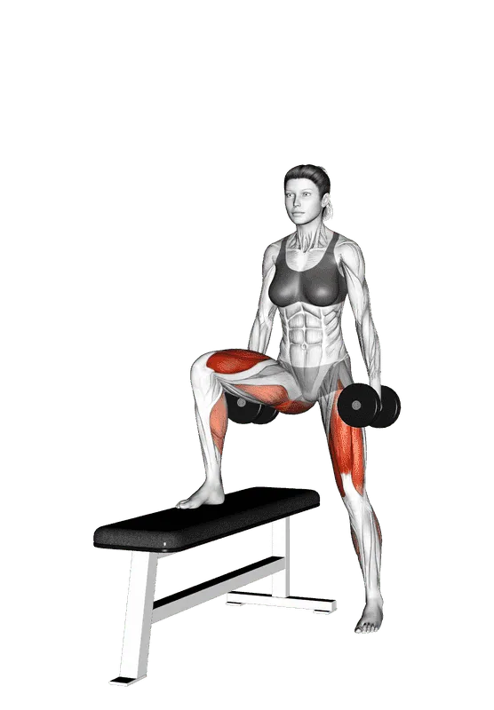 Dumbbell Lateral Step-Up