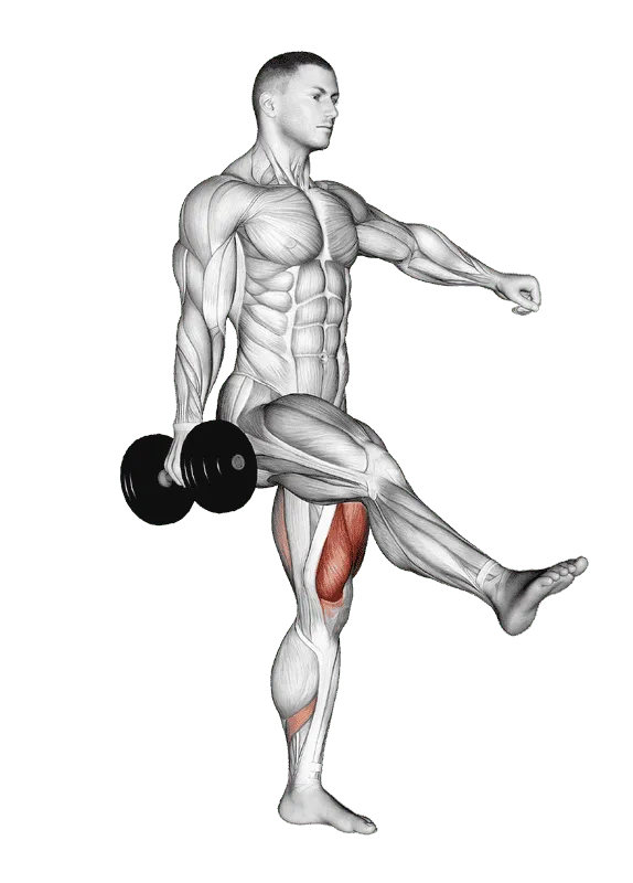 Dumbbell Single-Leg Squat
