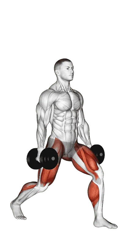 Dumbbell Split Jump