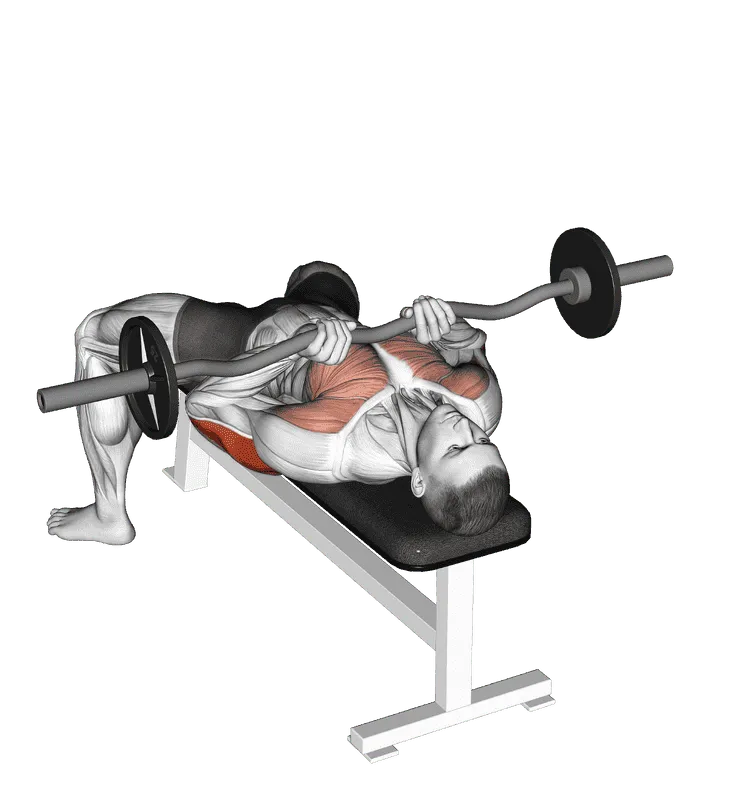EZ-Bar Close-Grip Bench Press