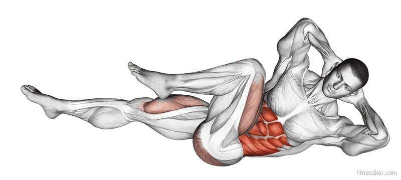 Elbow-to-Knee Crunch
