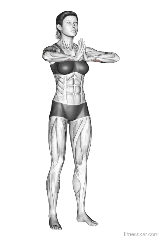 Finger Stretch, Female demonstration, Start