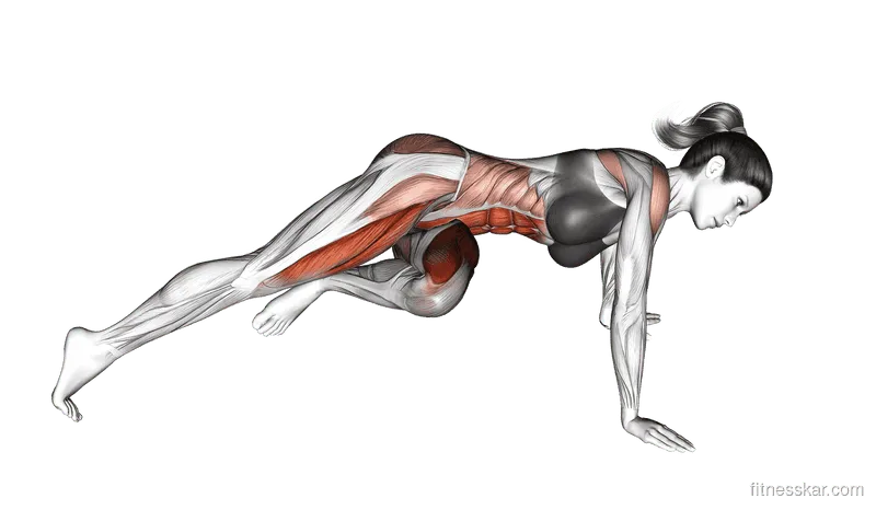 Grasshopper Push-up, Female demonstration, Start