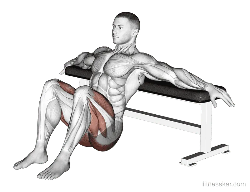 Hip Thrusts, Male demonstration, Start