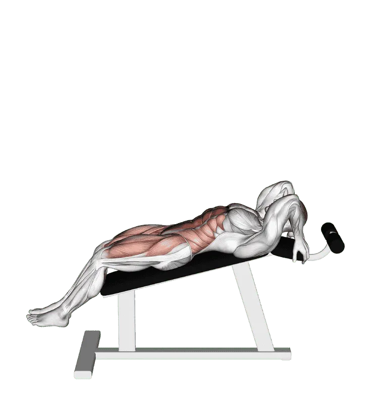 Incline Leg Hip Raise (Leg Straight)