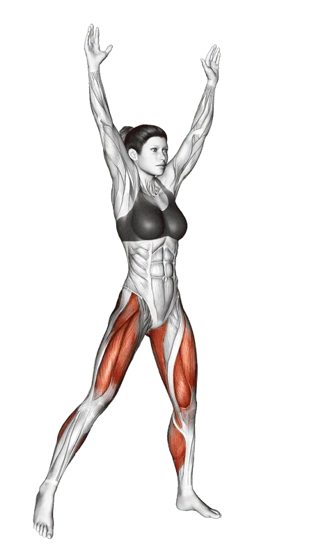 Jack Step, Female demonstration, Start