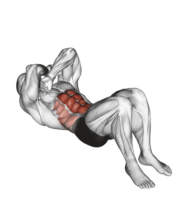 Janda Sit-Up, Male demonstration, Start