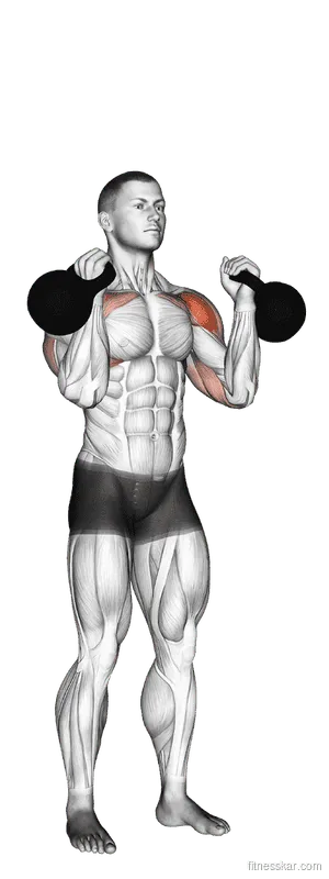 Kettlebell Alternating Press