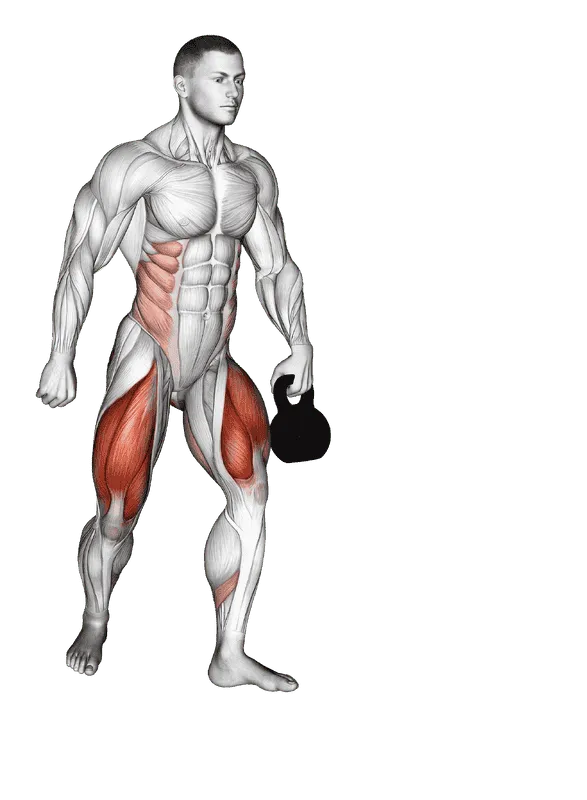 Kettlebell Lunge Pass-Through