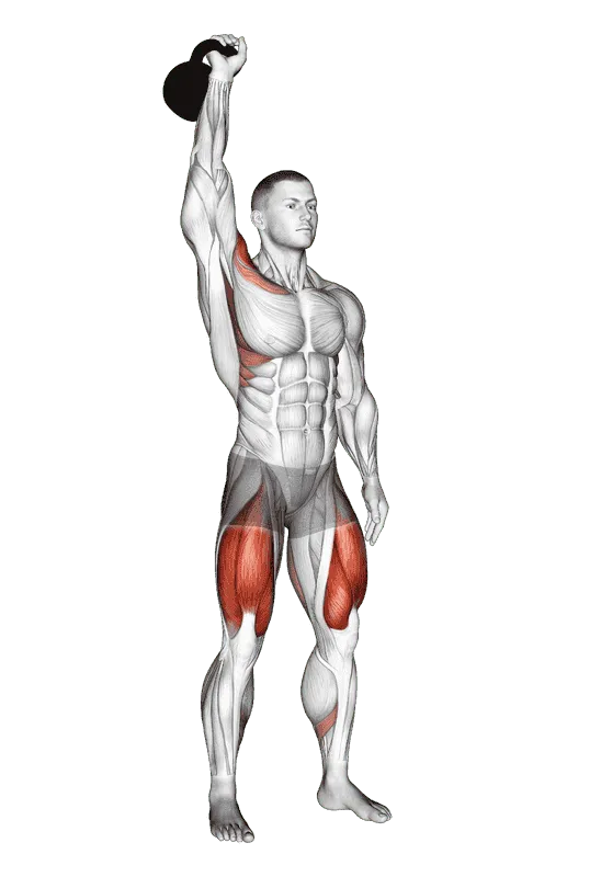 Kettlebell One-Arm Overhead Squat