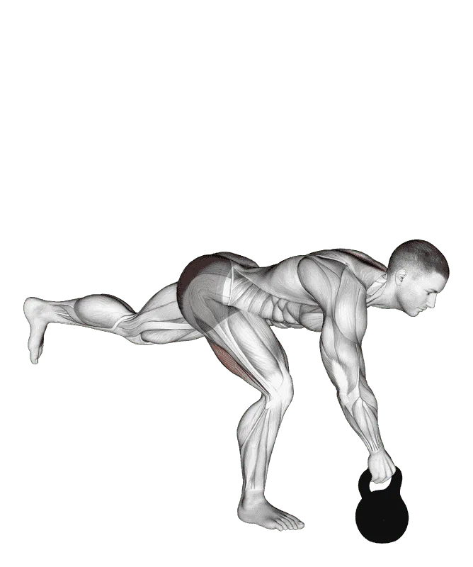 Kettlebell One-Legged Deadlift