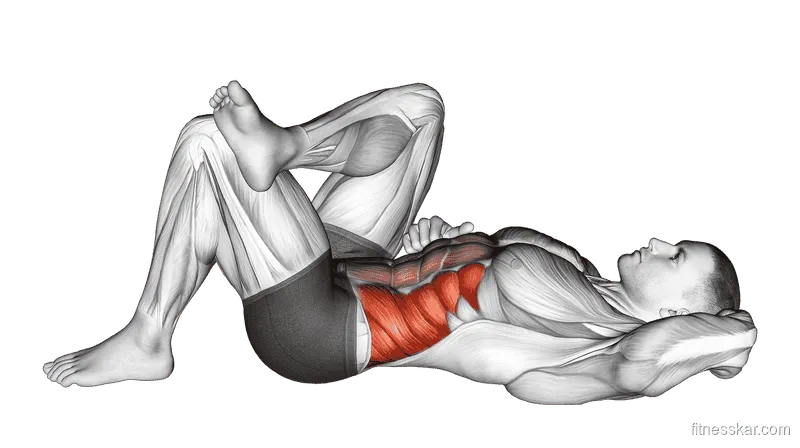 Lying Elbow to Knee