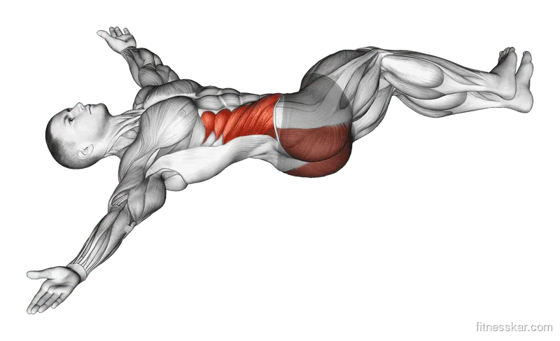 Lying Knee Roll-Over Stretch