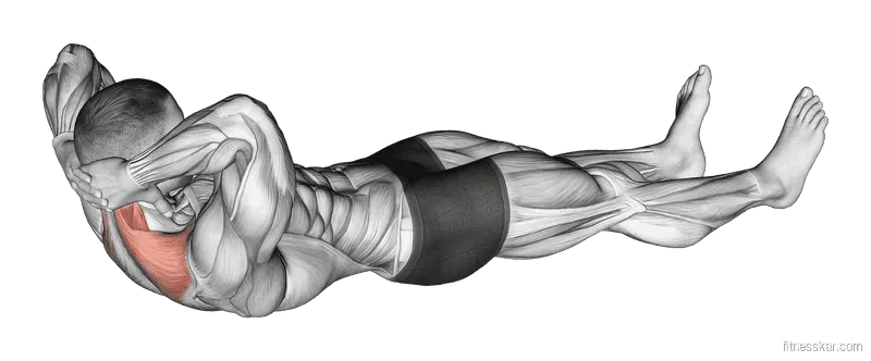 Lying Neck Extensor Stretch