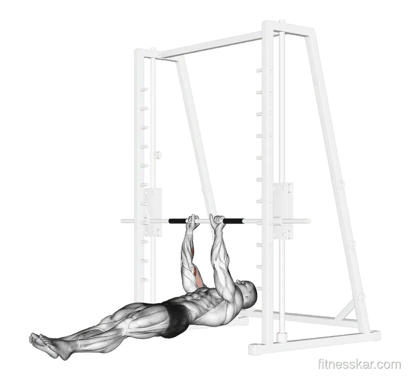Narrow Pull-ups, Male demonstration, Start