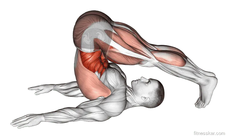 Plow Pose, Male demonstration, Start