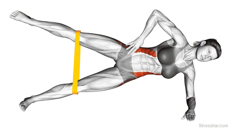 Resistance Band Side Plank