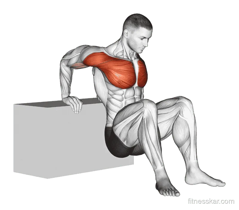 Reverse Chest Stretch, Male demonstration, Start