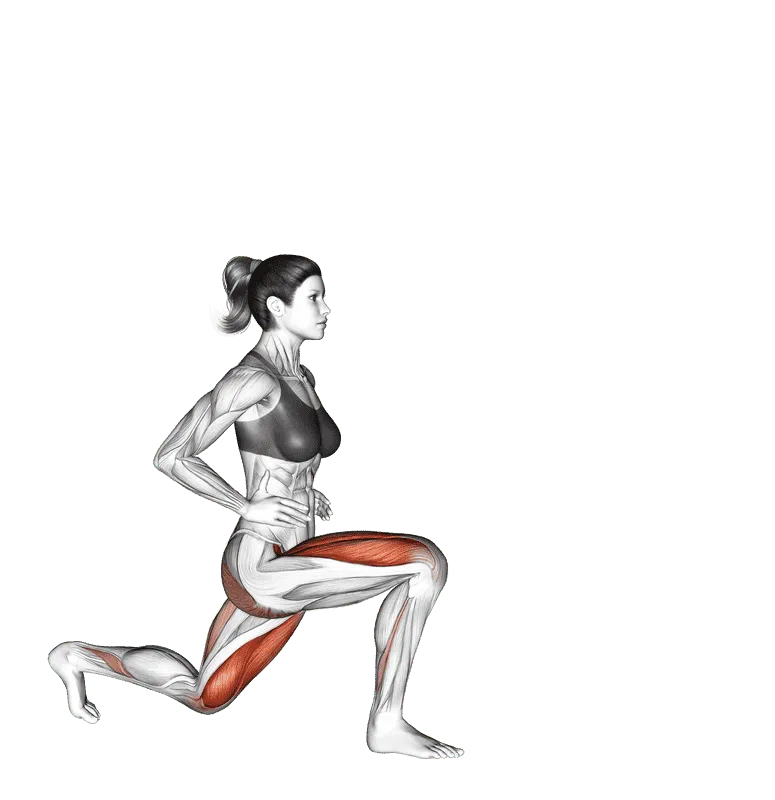 Reverse Lunge with Leg Kick