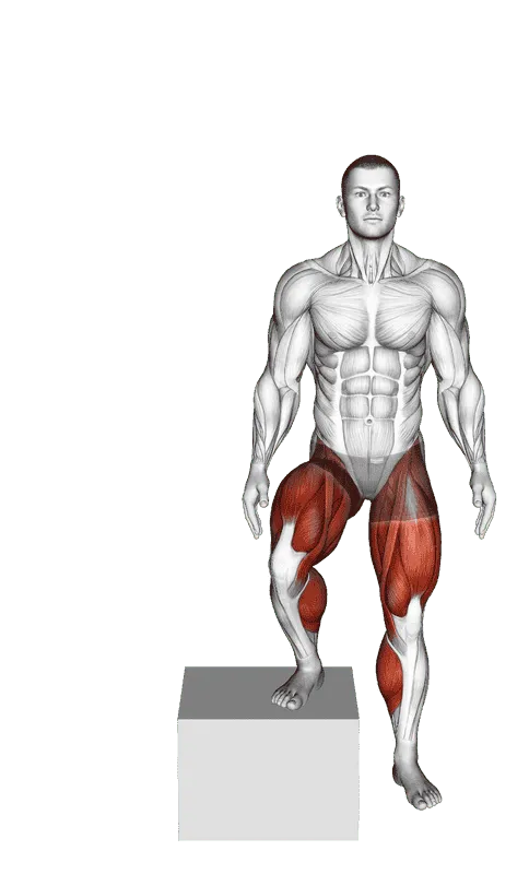Side-to-Side Box Shuffle, Male demonstration, Start