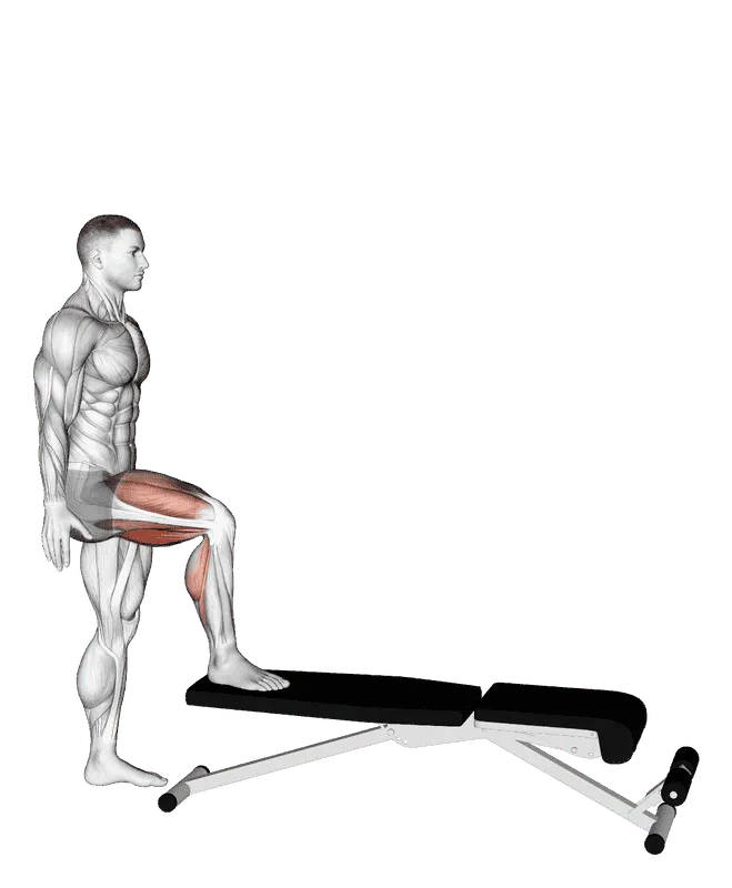 Single-Leg Push-Off, Male demonstration, Start