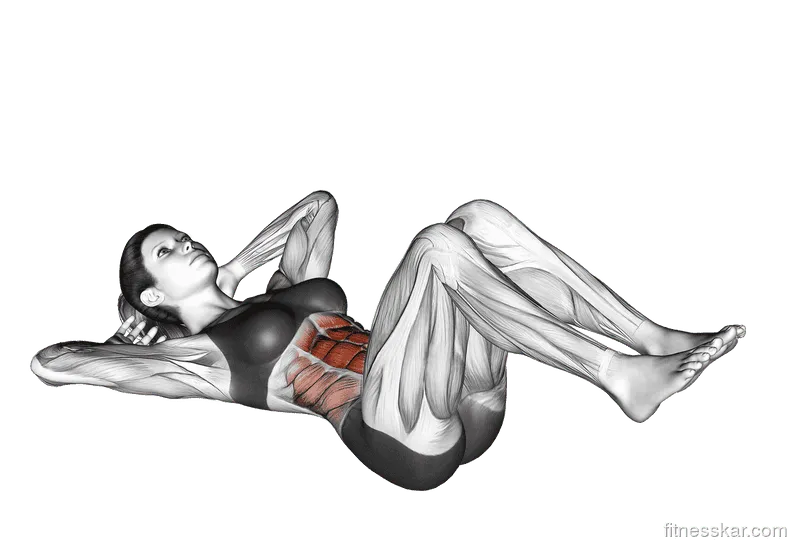 Sit-Up, Female demonstration, Start