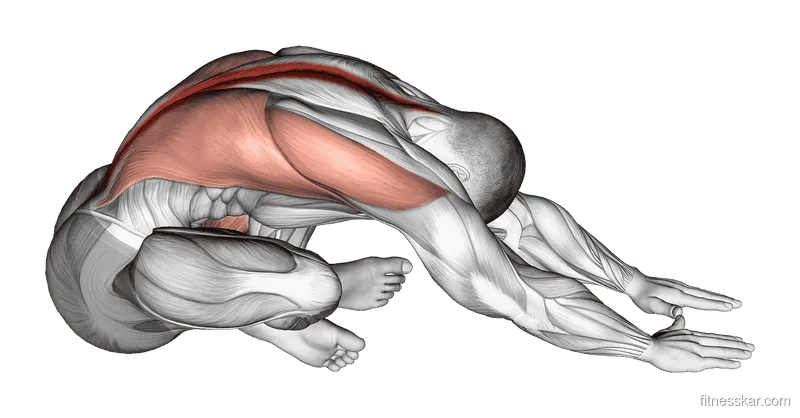 Sitting Crossed-Legged Reach Forward Stretch - Start