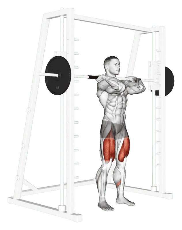 Smith Front Squat (Clean Grip)